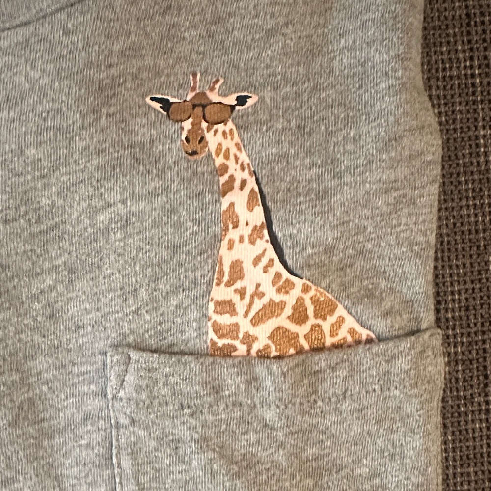J. Crew Collector Tee with Giraffe Accent in Pocket - Picture 3 of 5